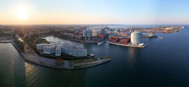 Aerial view of Nordhavn (North Harbour)