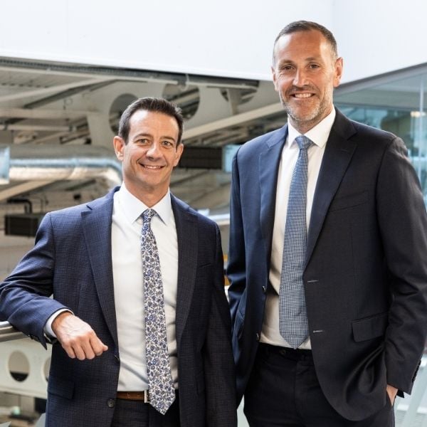 Geoff Ruddick and Simon Page