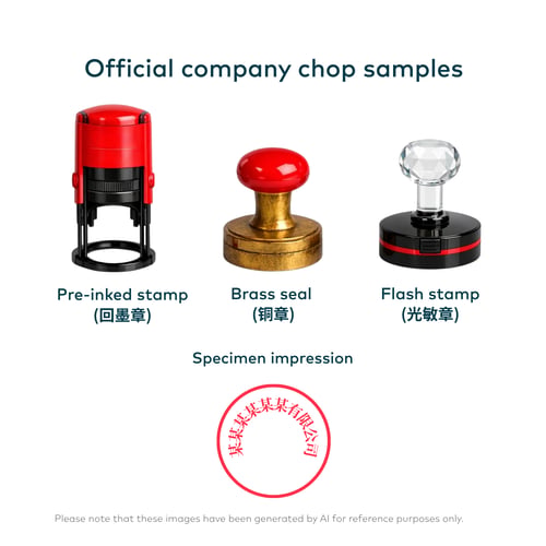 Official company chop 1